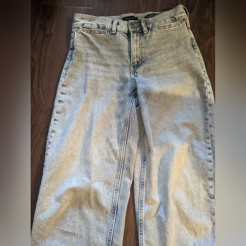 Banana Republic - The Wide-Leg Crop Jeans 814318 | Blue Light Wash: Size 26 - Picture 8 of 14